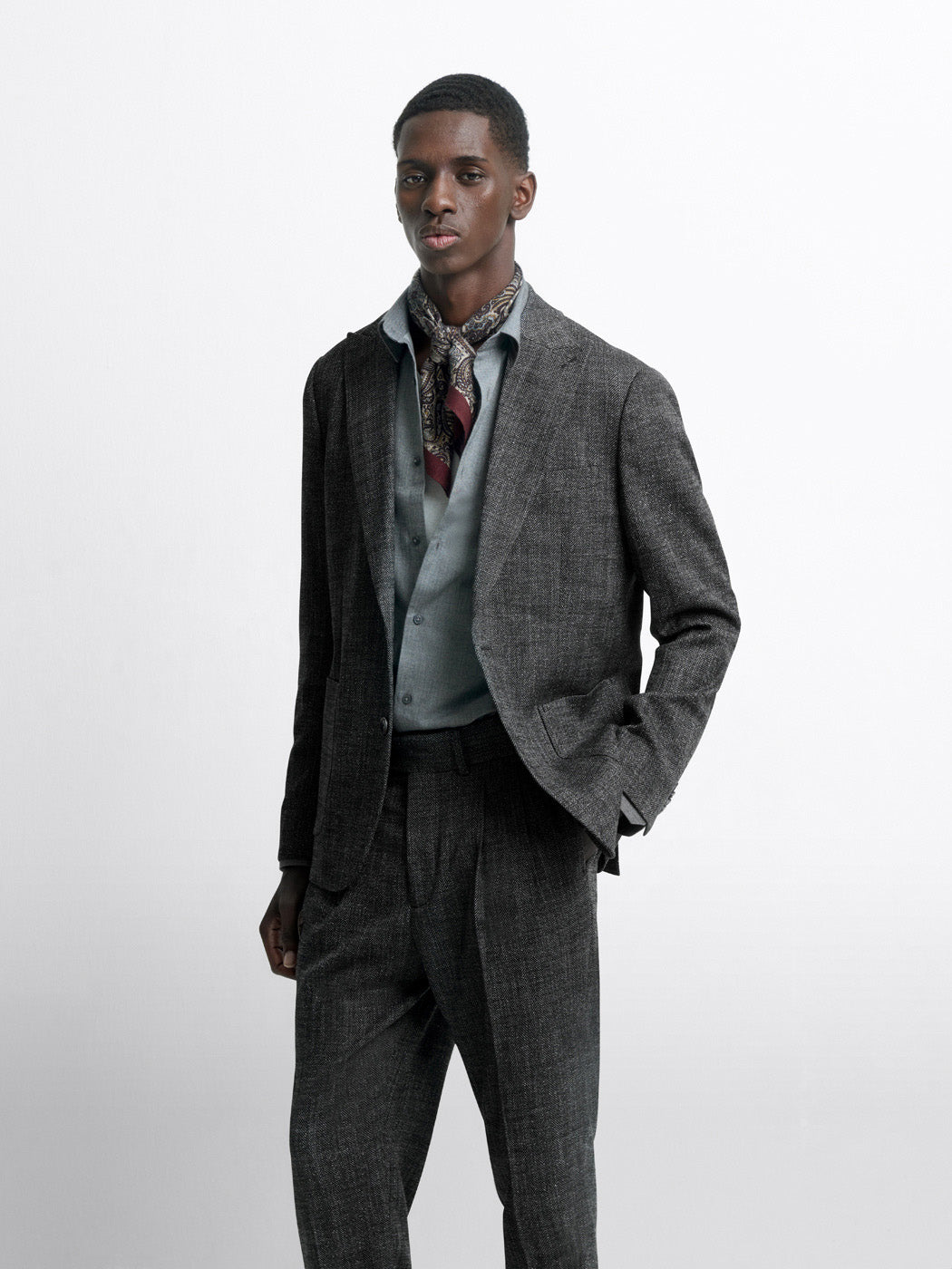 Veste de costume slim en chevron - DEVRED 1902