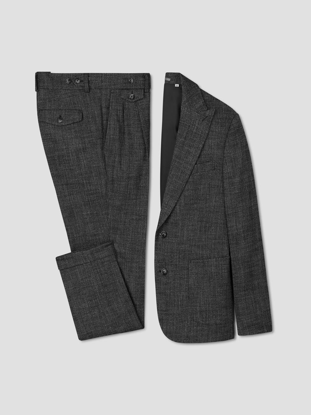 Veste de costume slim en chevron - DEVRED 1902