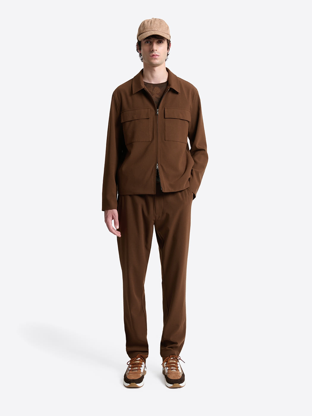 Veste casual à col chemise en viscose - DEVRED 1902
