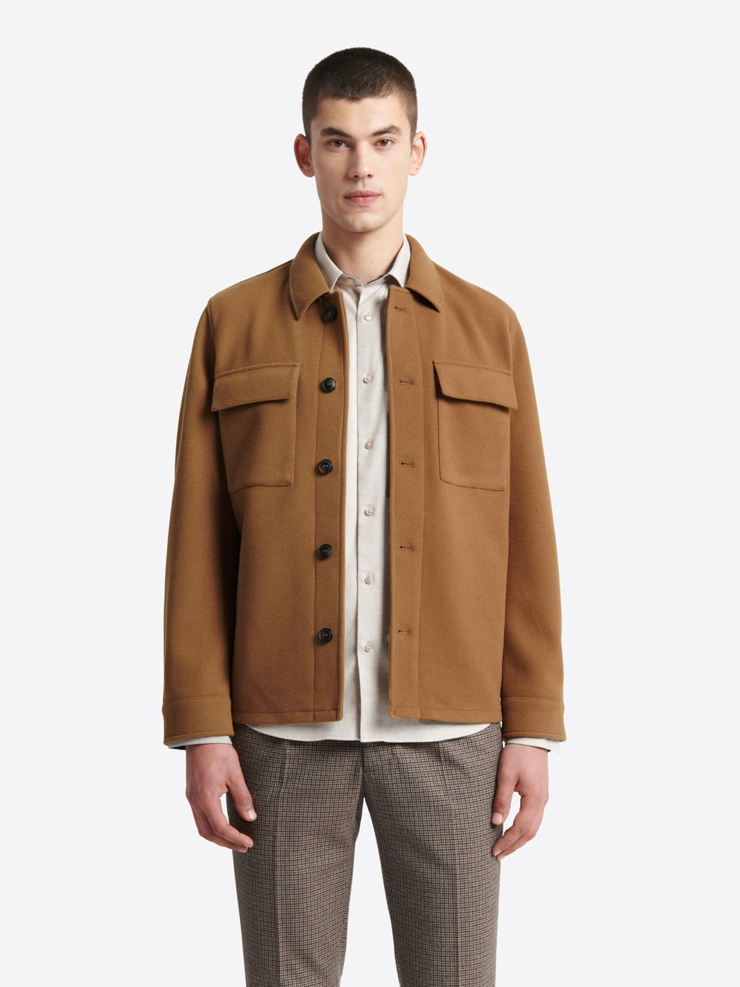 Veste casual esprit drap de laine - DEVRED 1902