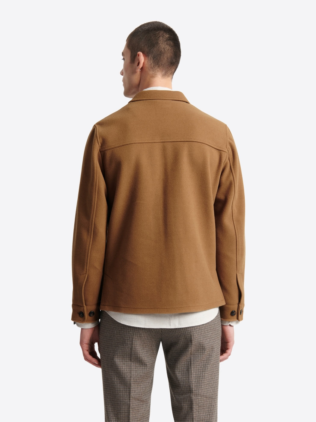 Veste casual esprit drap de laine - DEVRED 1902