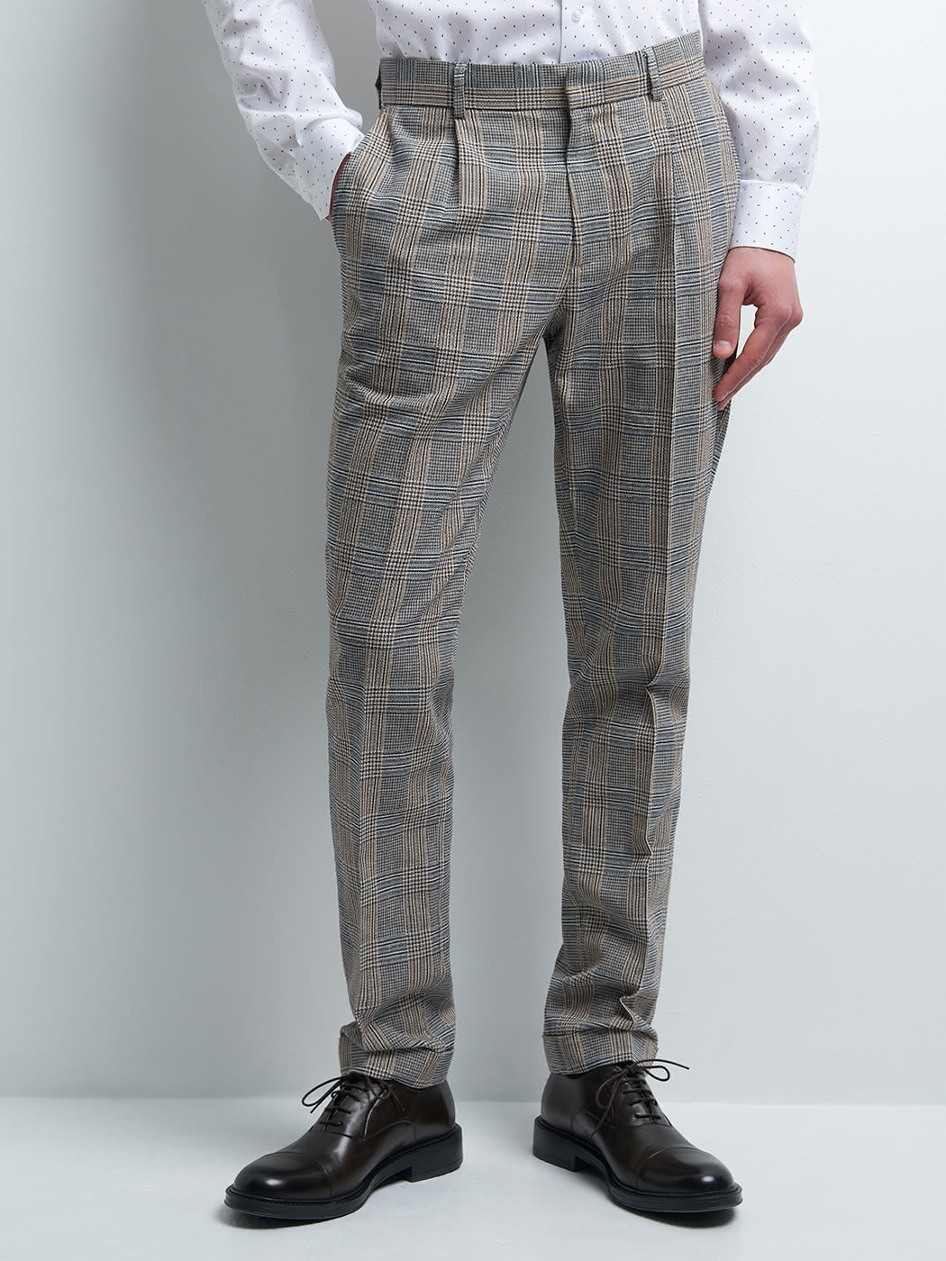 Pantalon coordonnable slim à carreaux - DEVRED 1902