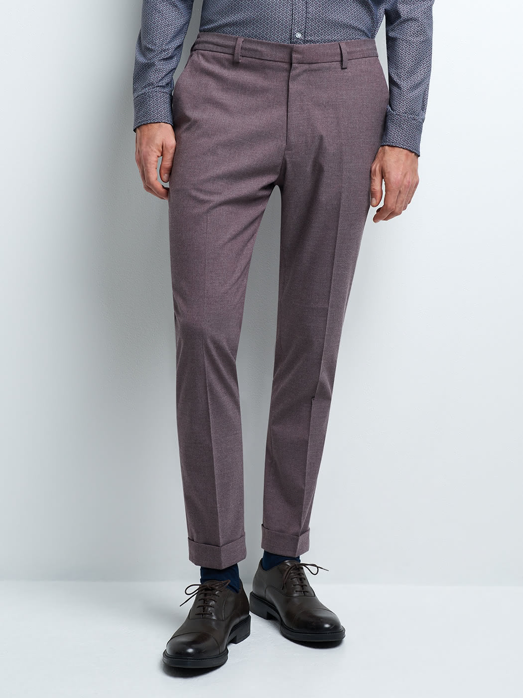 Pantalon coordonnable slim faux uni - DEVRED 1902