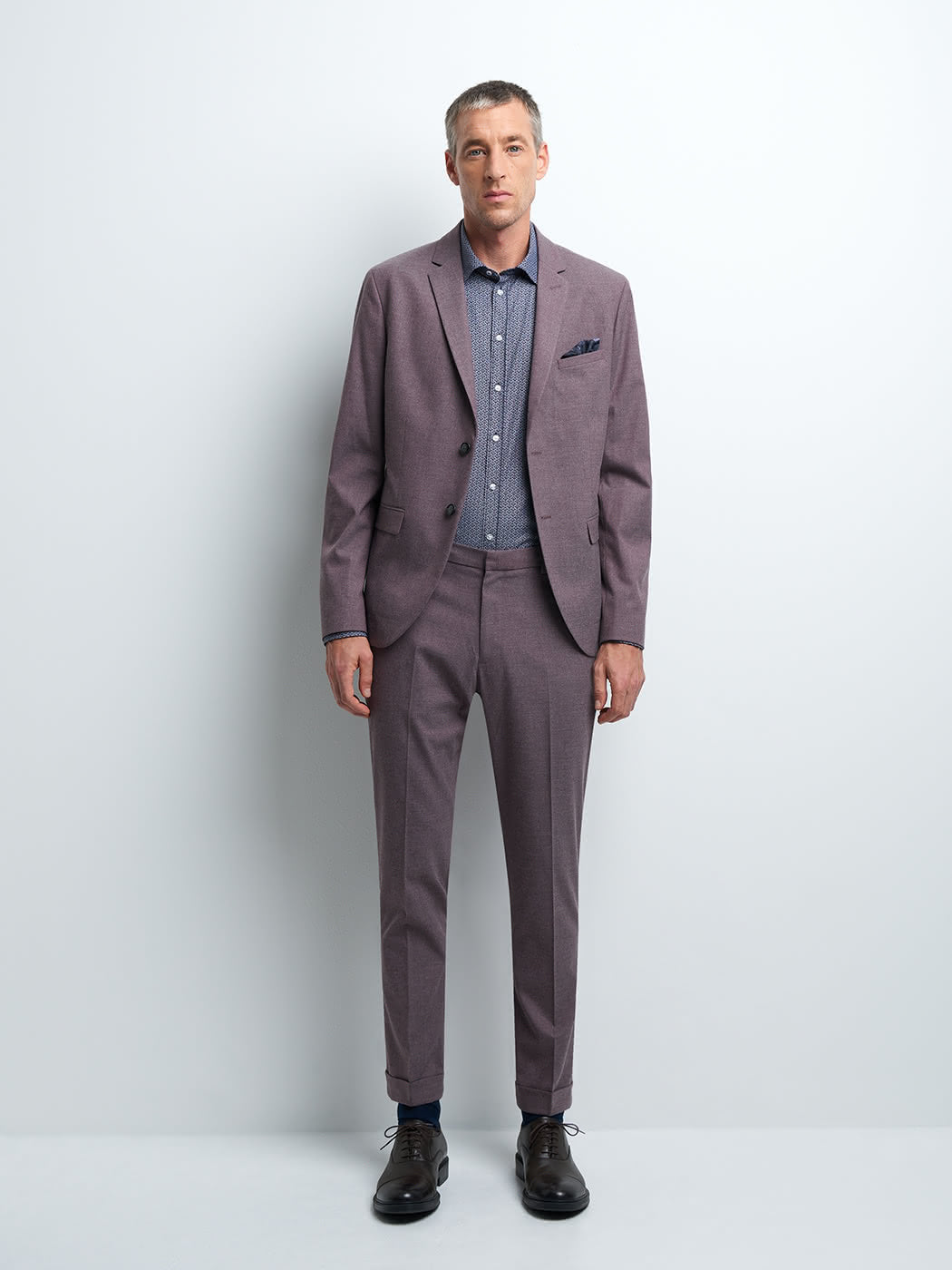 Pantalon coordonnable slim faux uni - DEVRED 1902