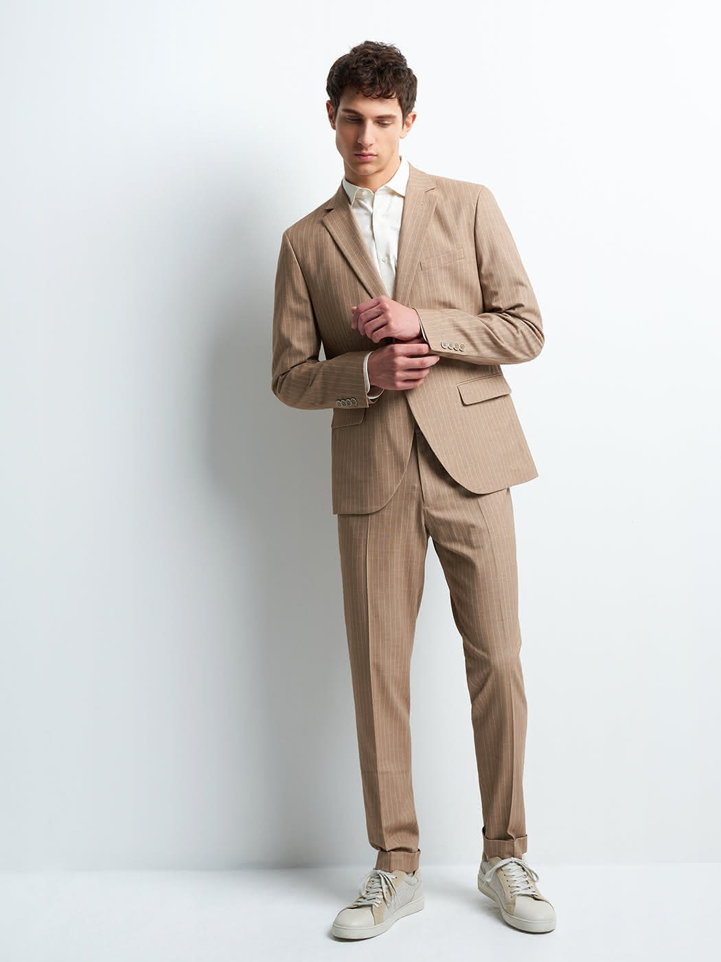 Pantalon coordonnable slim rayé - DEVRED 1902