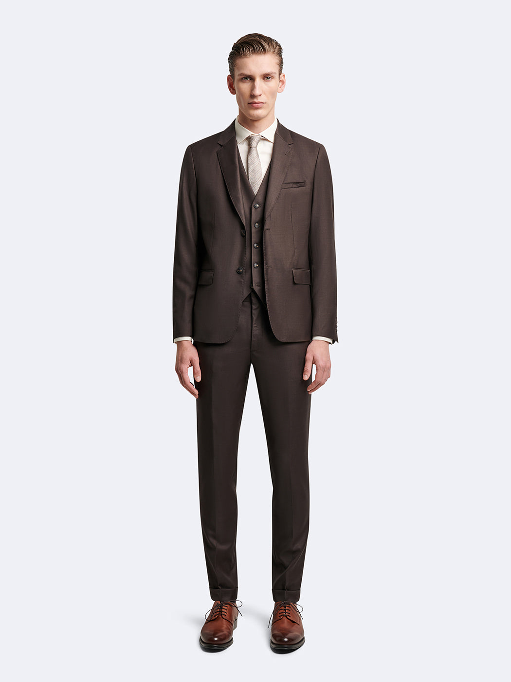 Pantalon de costume bistretch 100% laine - DEVRED 1902