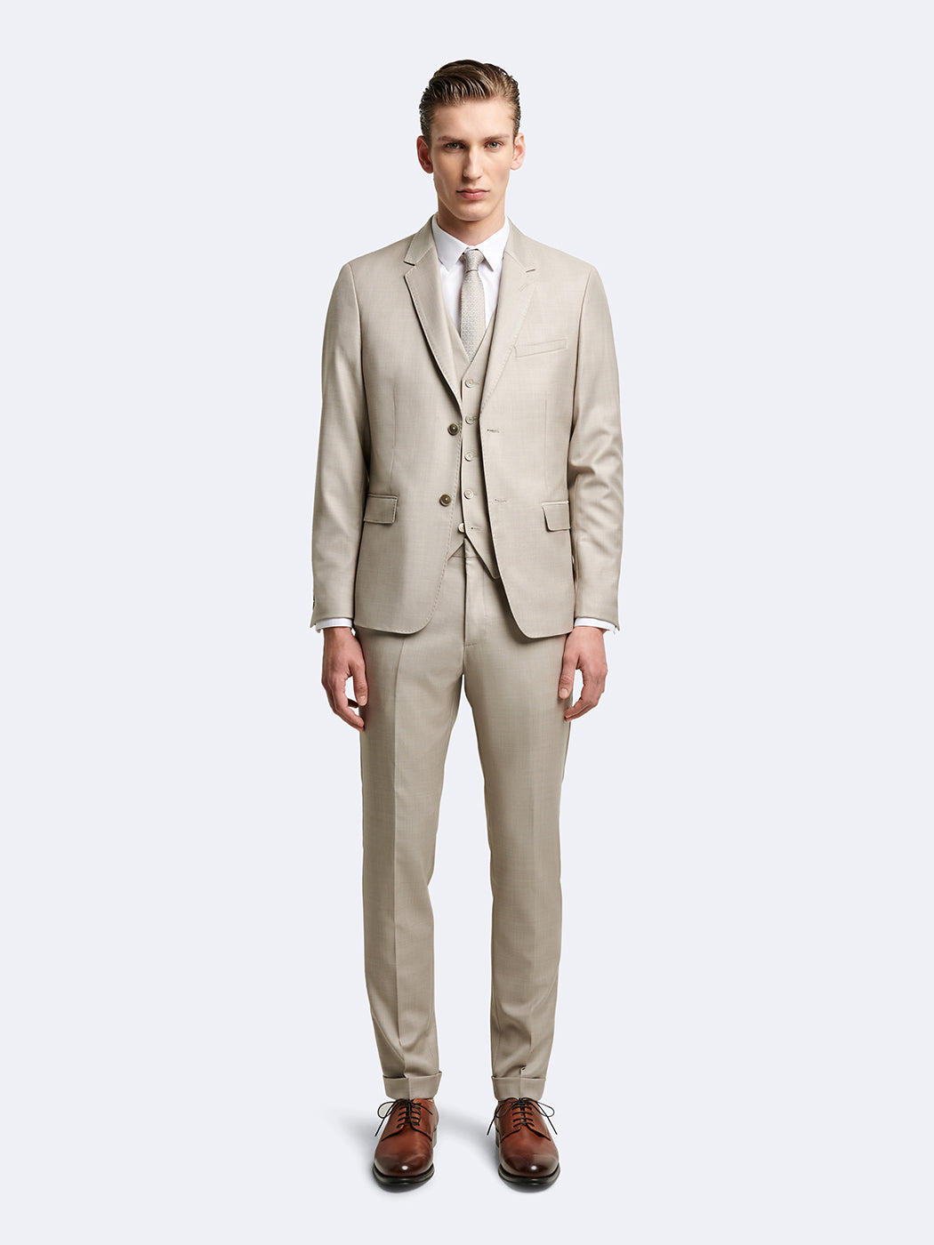 Pantalon de costume bistretch 100% laine - DEVRED 1902