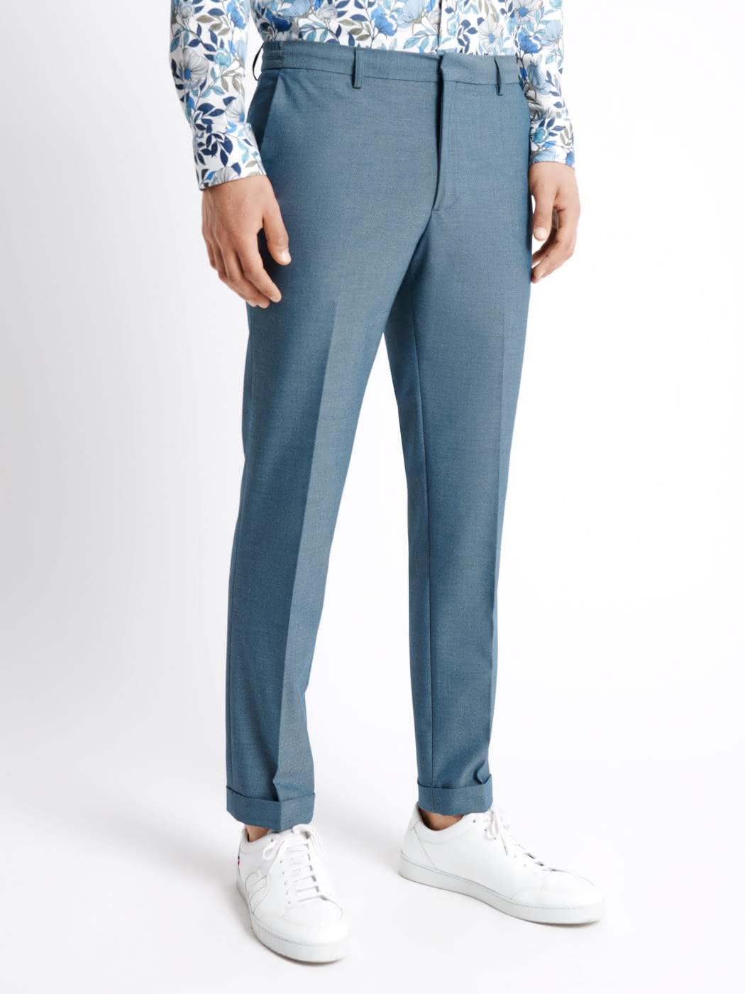 Pantalon de costume stretch faux uni - DEVRED 1902