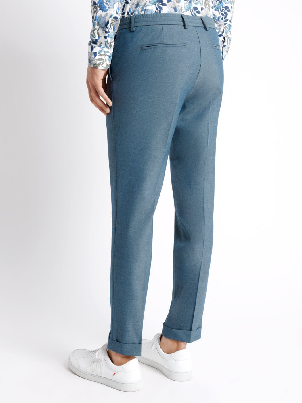 Pantalon de costume stretch faux uni - DEVRED 1902