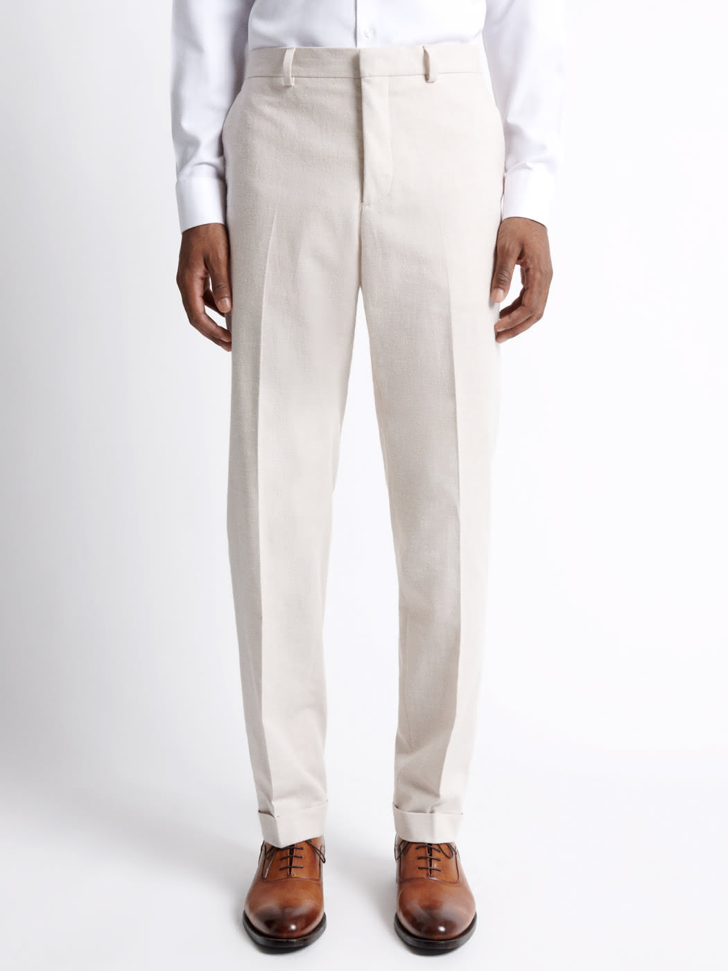 Pantalon de costume 100% coton lin - DEVRED 1902