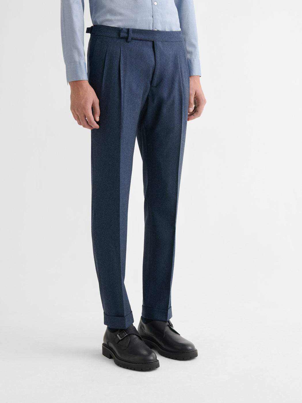 Pantalon de costume slim laine à pinces - DEVRED 1902