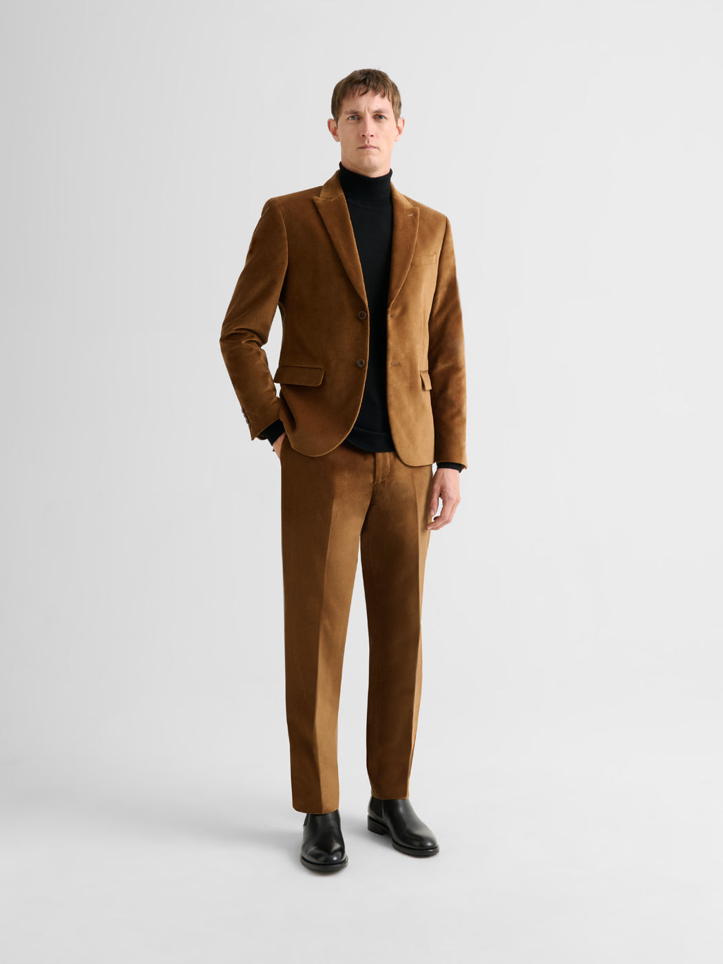 Pantalon de costume slim en velours - DEVRED 1902