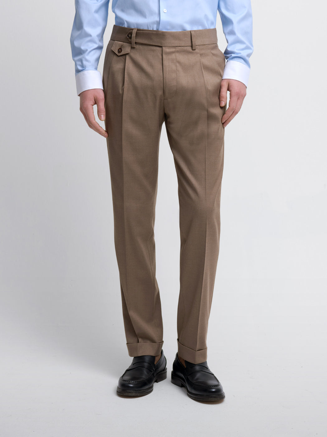 Pantalon de costume slim à double pince - DEVRED 1902