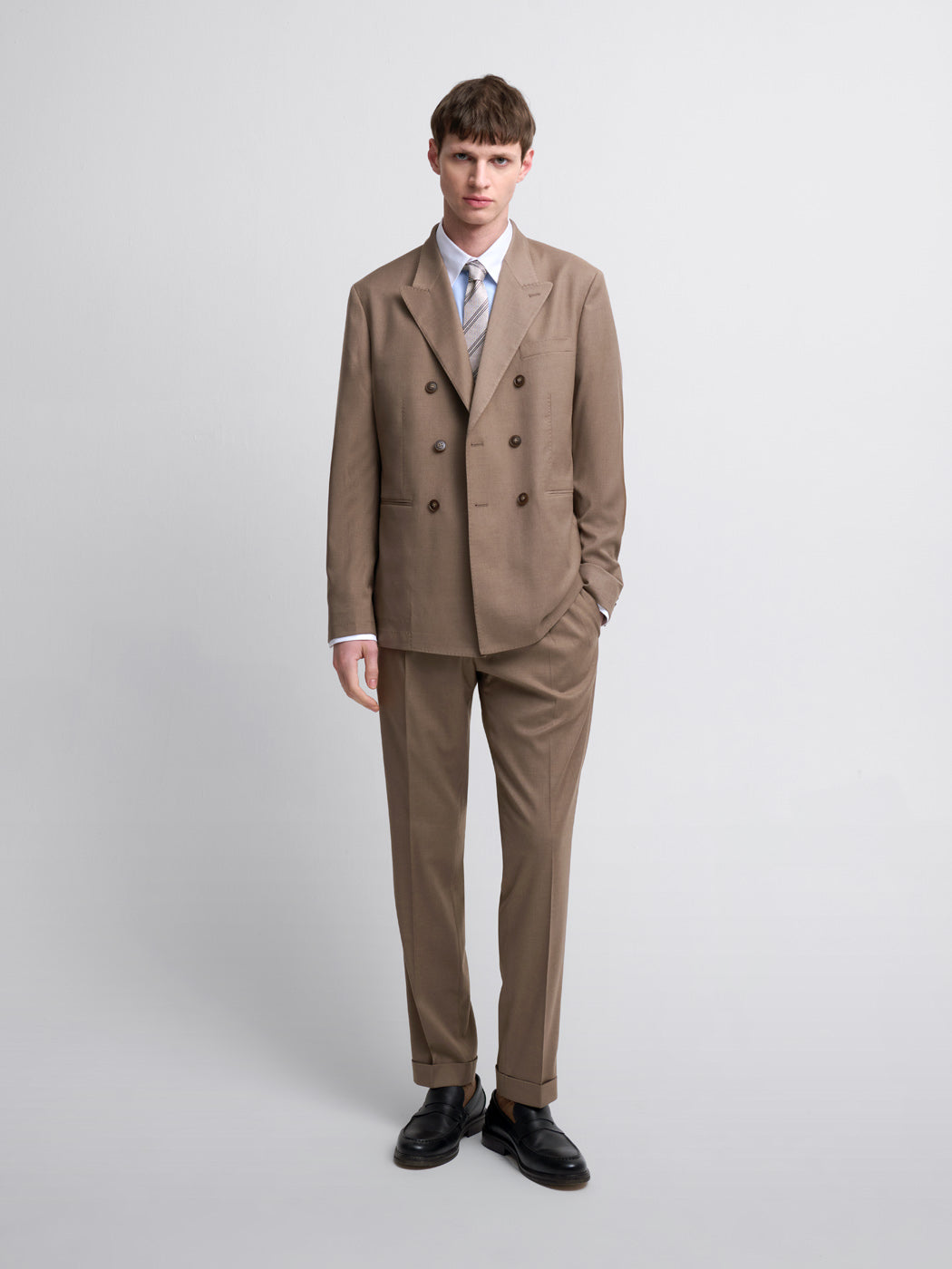 Pantalon de costume slim à double pince - DEVRED 1902