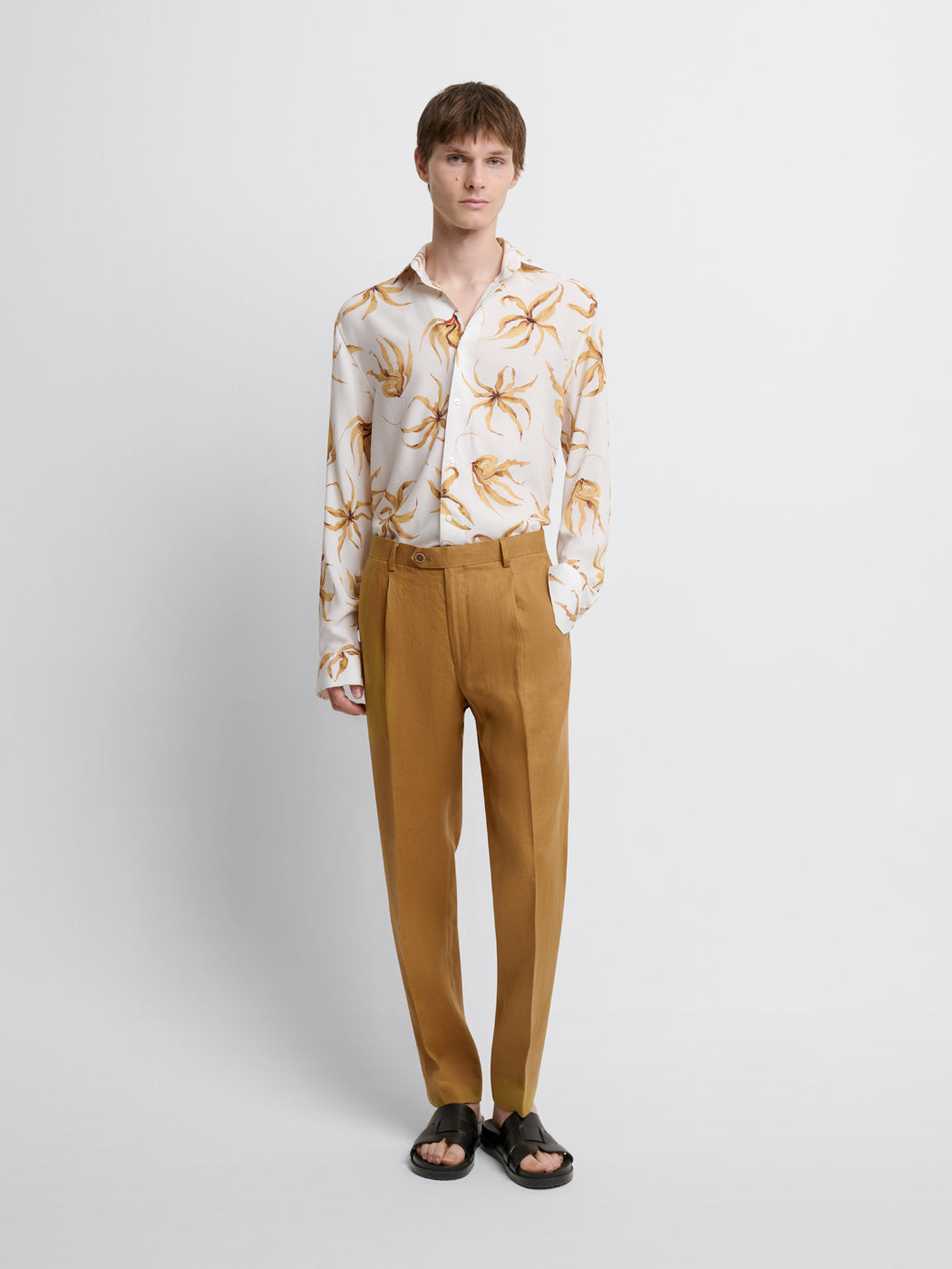 Pantalon de costume regular en lin - DEVRED 1902