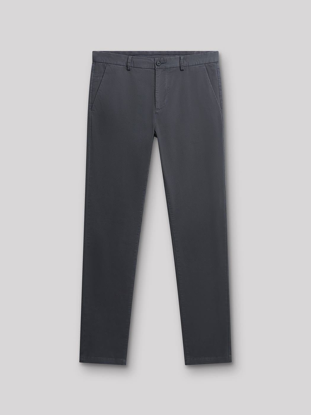Chino slim en coton élasthane uni - DEVRED 1902