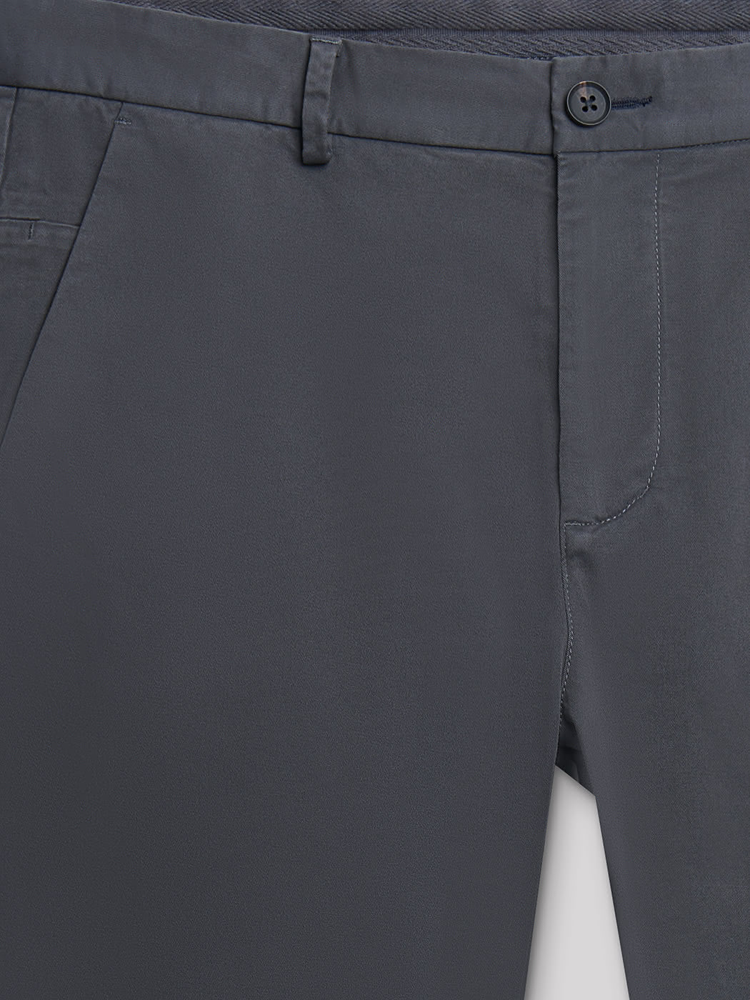 Chino slim en coton élasthane uni - DEVRED 1902