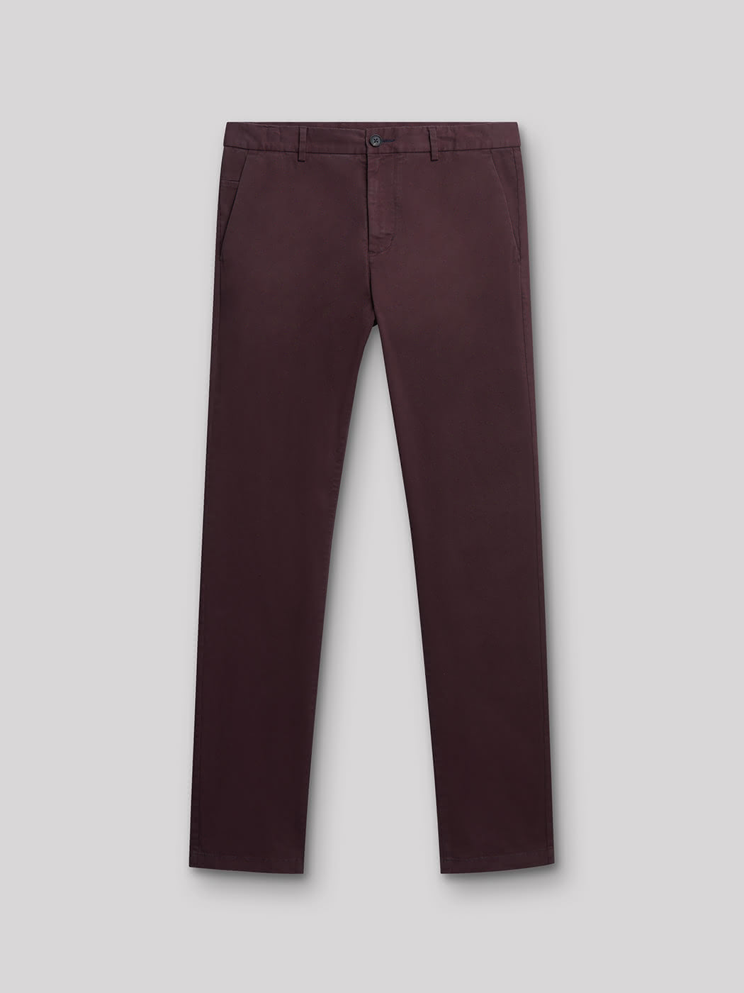 Chino slim en coton élasthane uni - DEVRED 1902