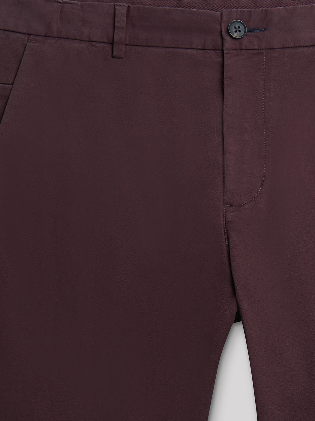 Chino slim en coton élasthane uni - DEVRED 1902