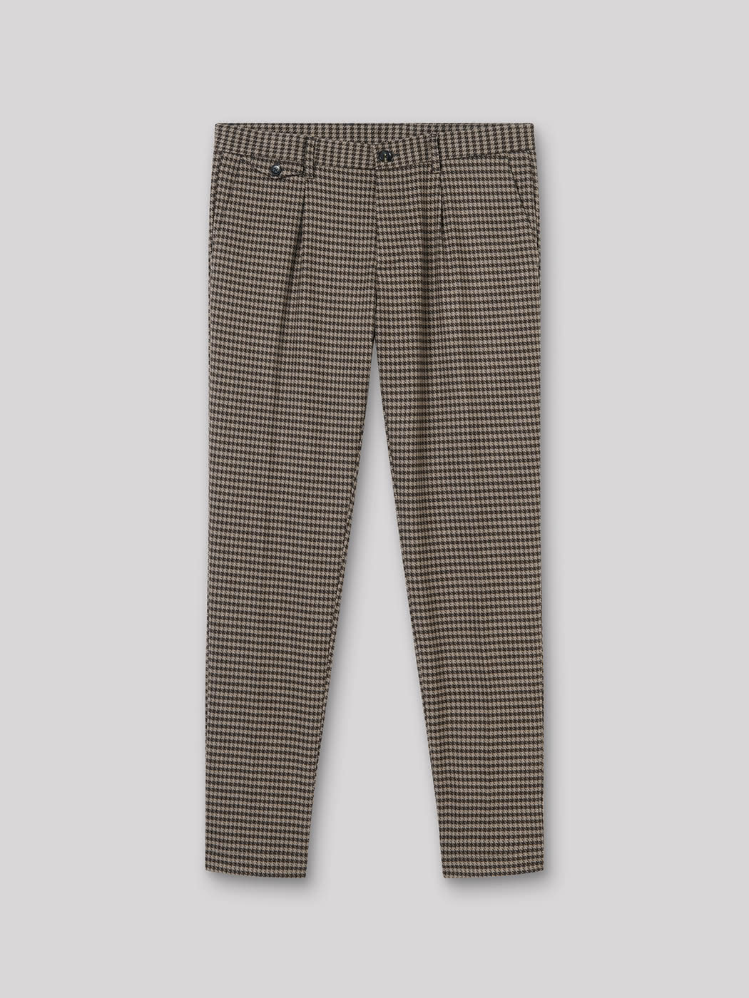 Pantalon en poly-viscose pied de poule - DEVRED 1902