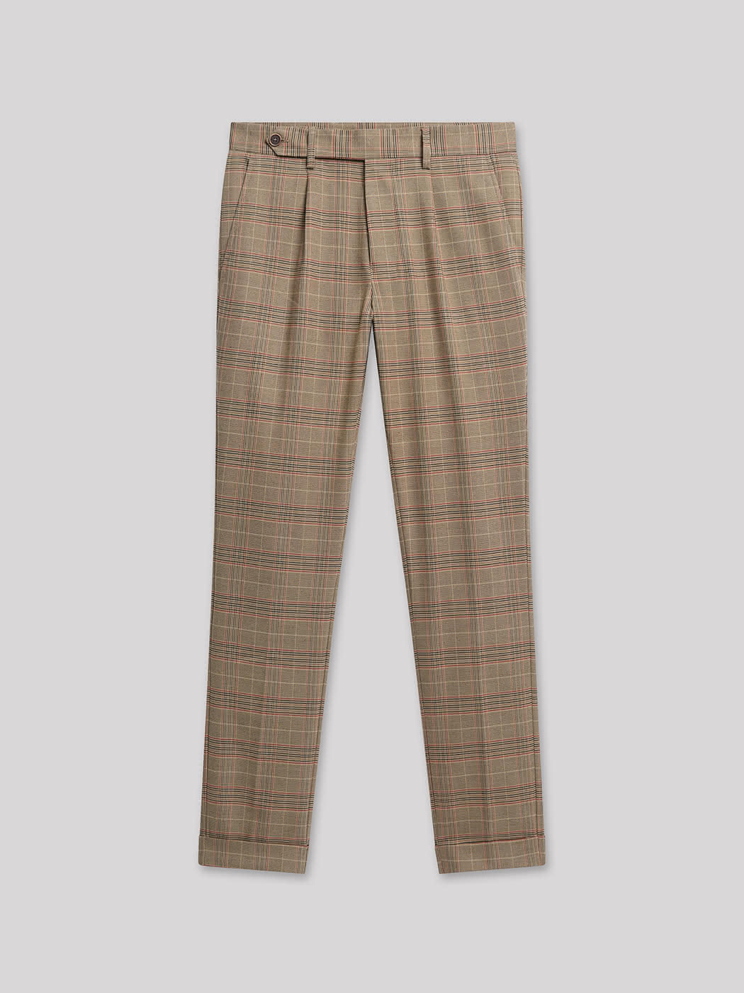 Slack en poly-viscose carreaux - DEVRED 1902