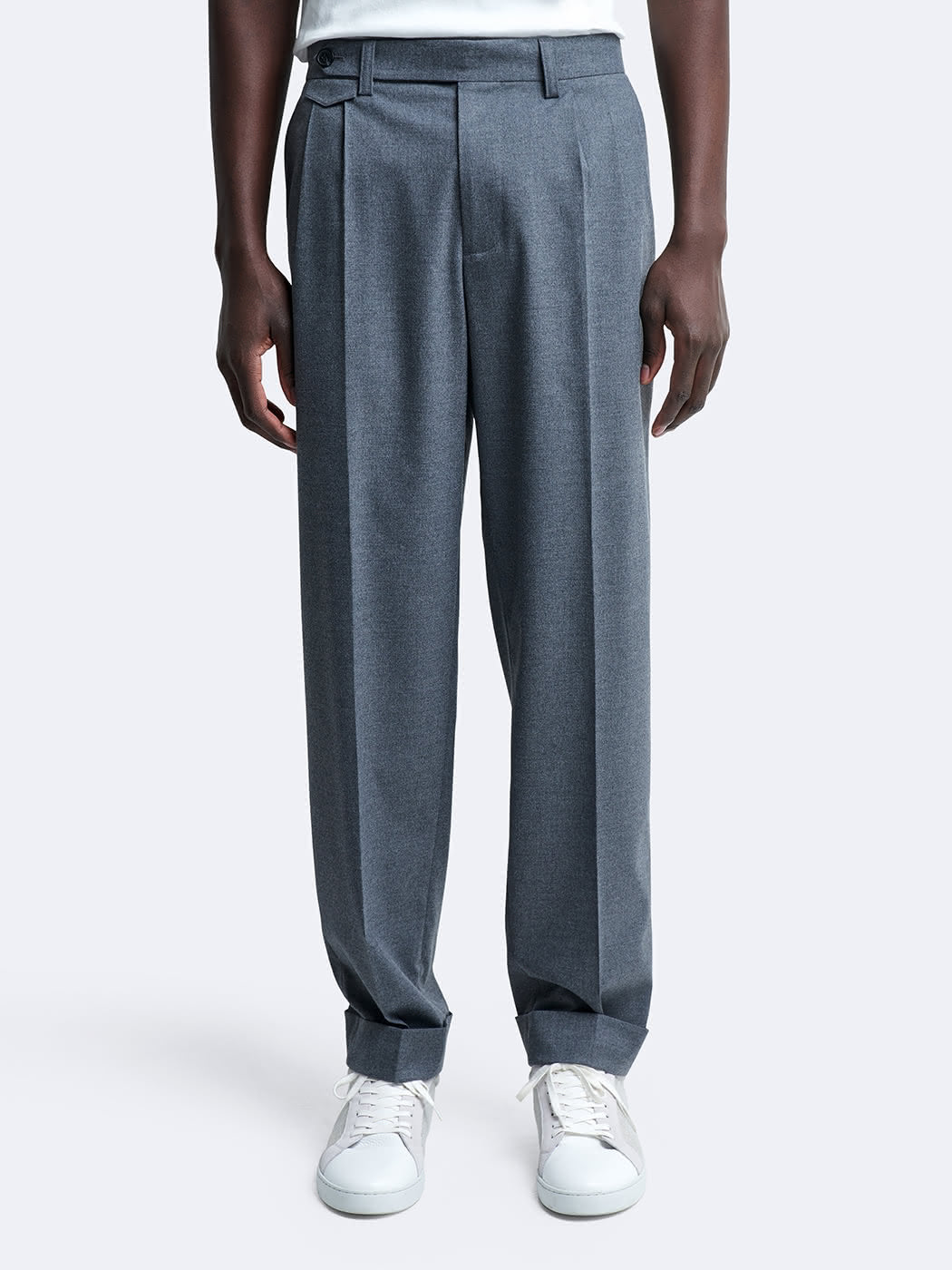 Pantalon à pinces chiné - DEVRED 1902
