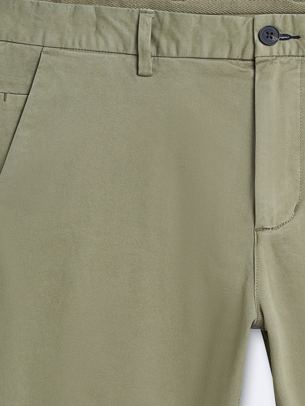 Chino slim en coton élasthane uni - DEVRED 1902