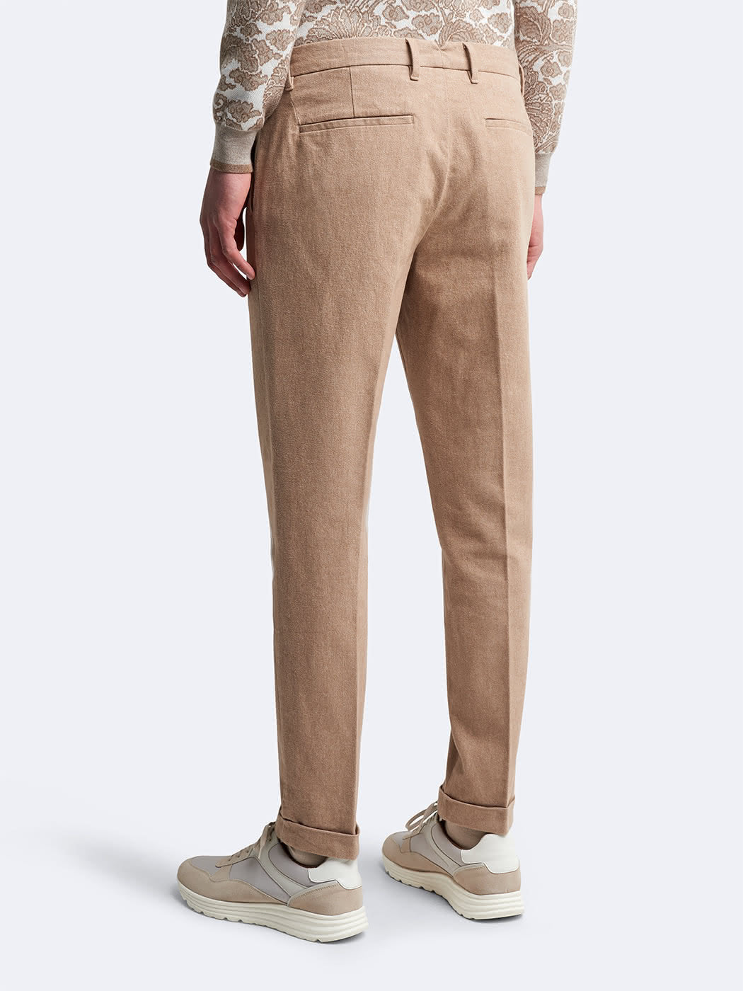 Chino en coton élasthane uni - DEVRED 1902