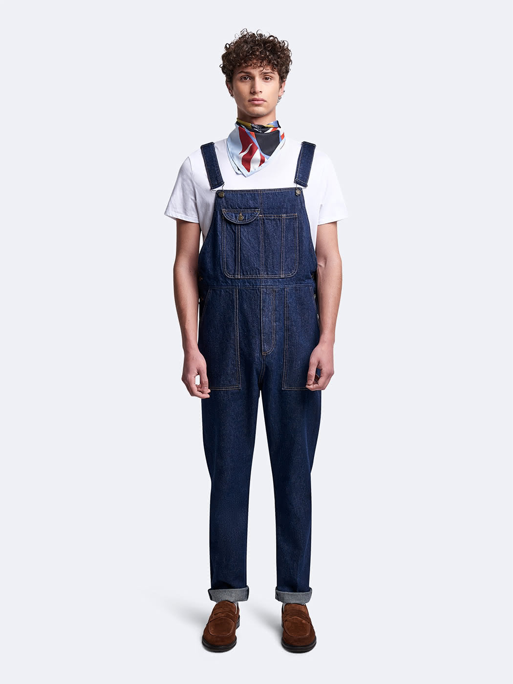 Salopette en coton denim brut - DEVRED 1902