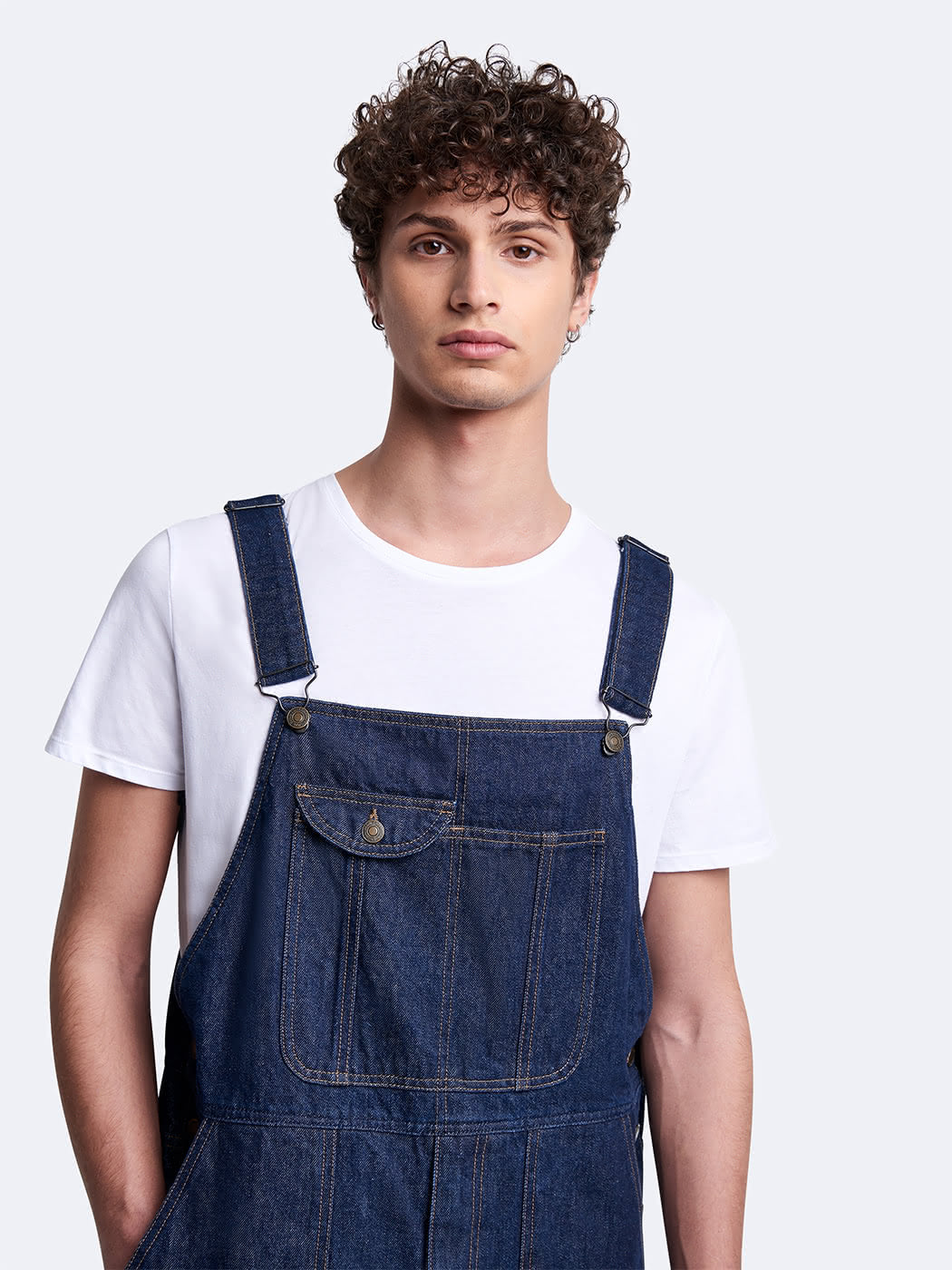 Salopette en coton denim brut - DEVRED 1902