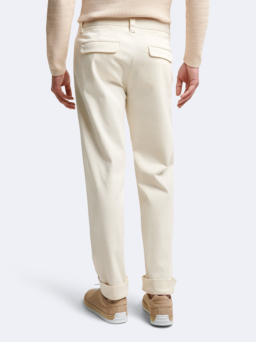 Chino en coton élasthane uni - DEVRED 1902