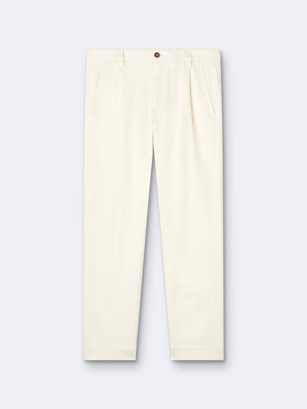 Chino en coton élasthane uni - DEVRED 1902