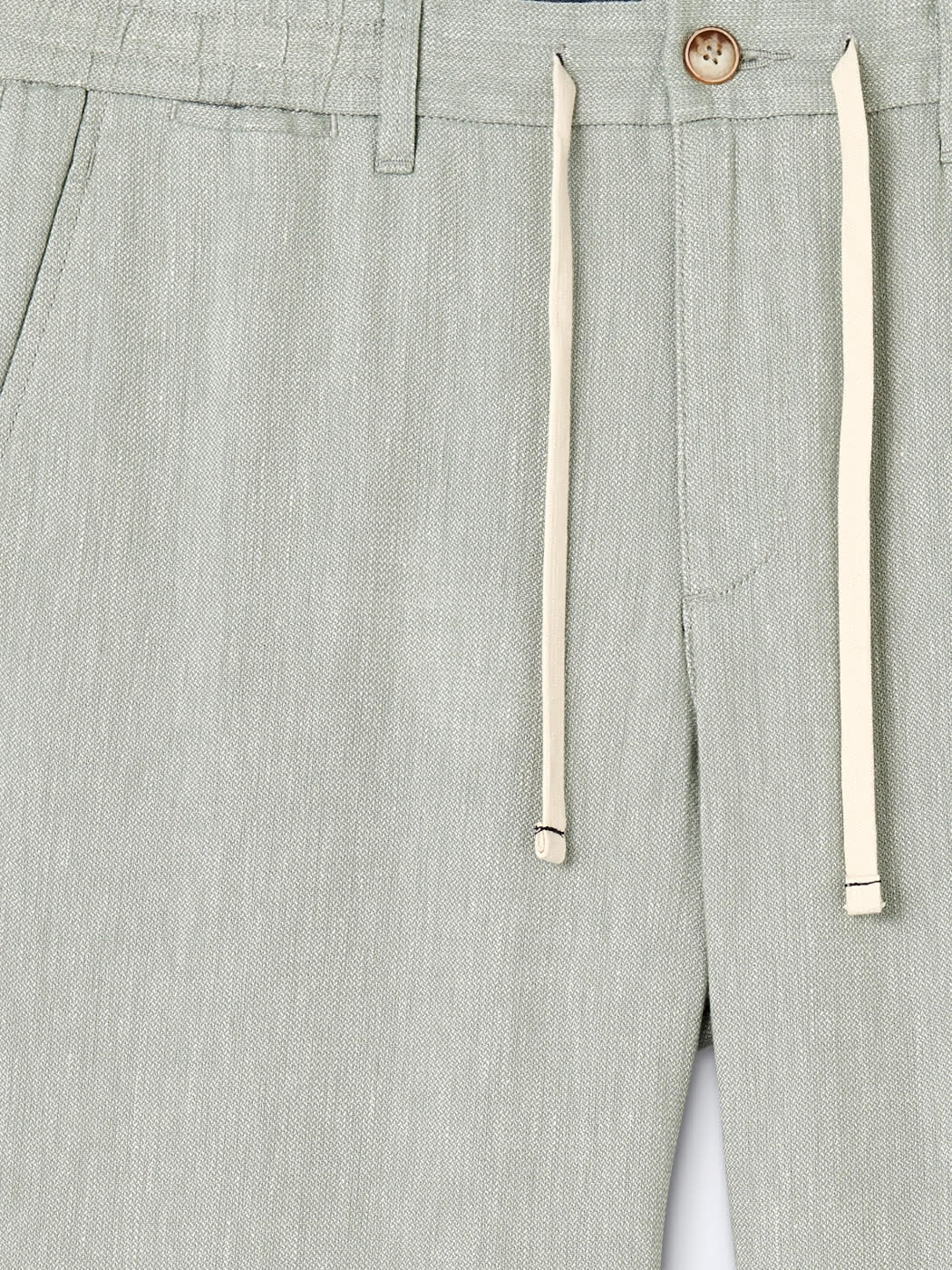 Chino en coton - lin faux uni - DEVRED 1902