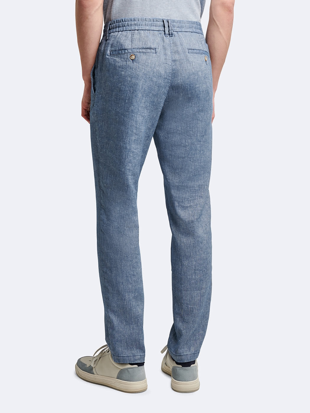 Chino en coton - lin faux uni - DEVRED 1902