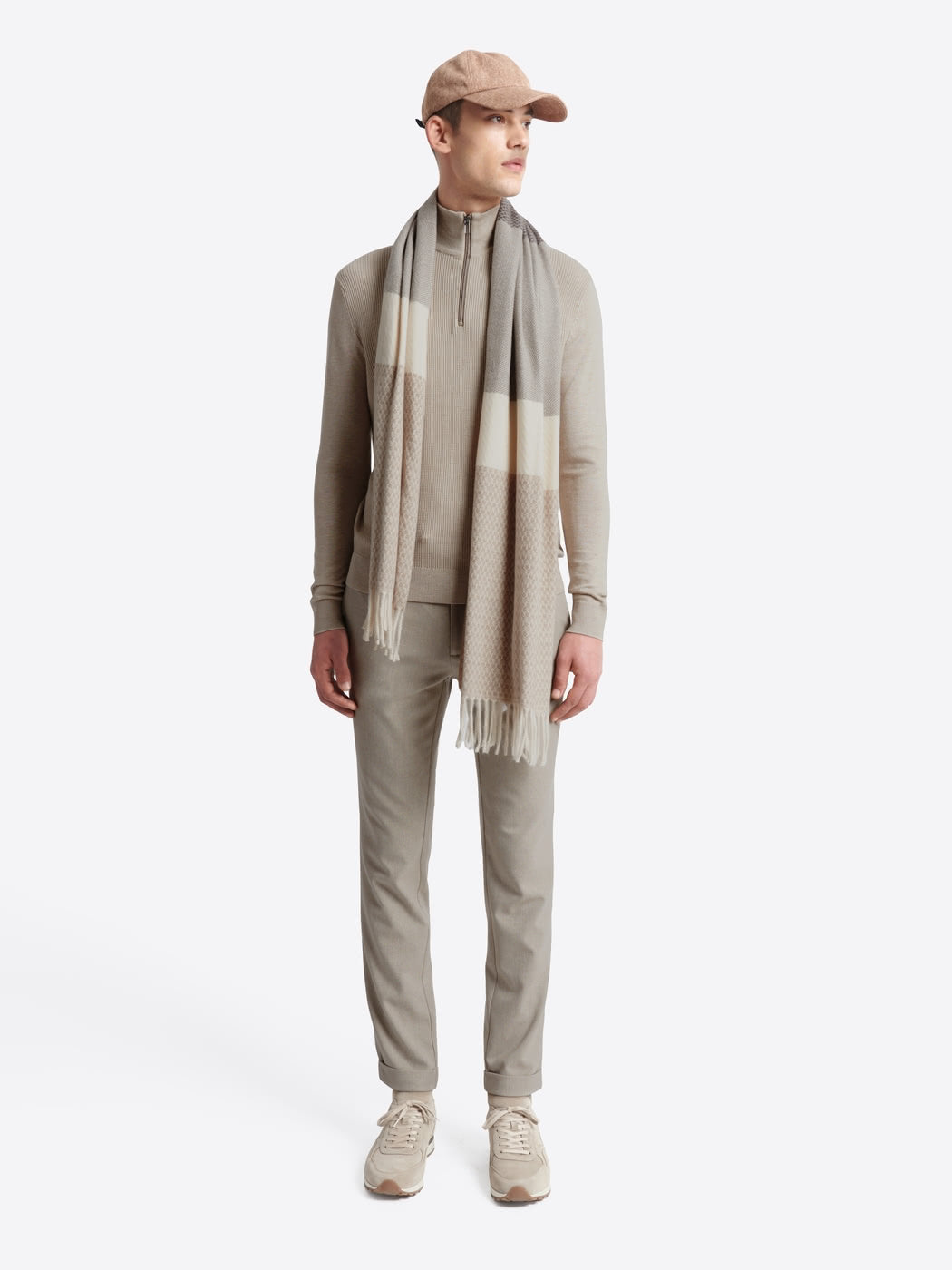 Slack chiné 100% polyester recyclé - DEVRED 1902