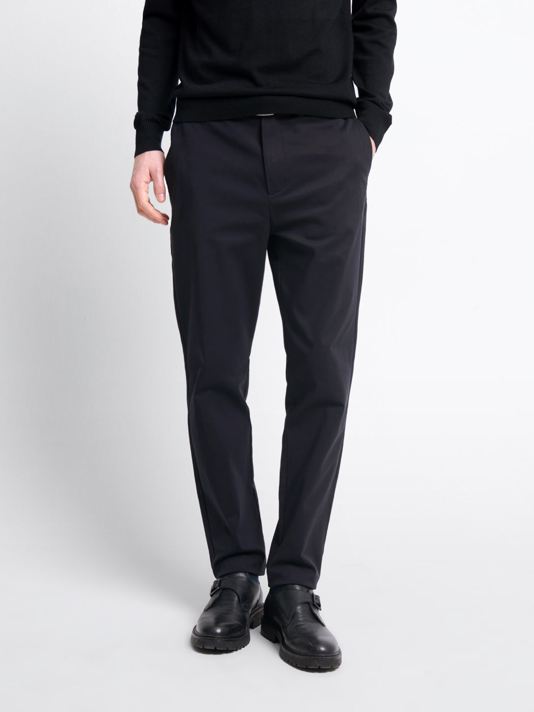 Chino en coton mélangé stretch - DEVRED 1902