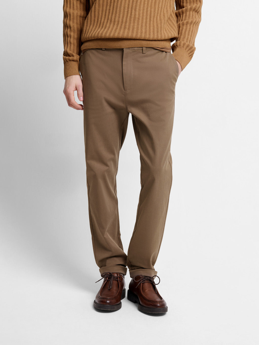 Chino en coton mélangé stretch - DEVRED 1902