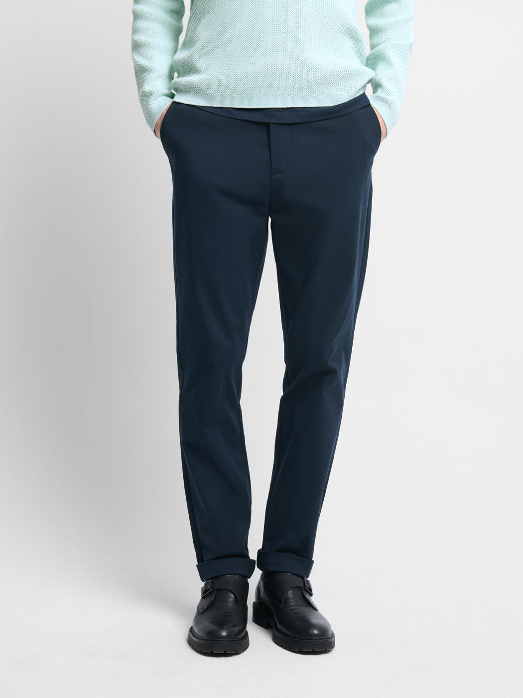 Chino en coton mélangé stretch - DEVRED 1902