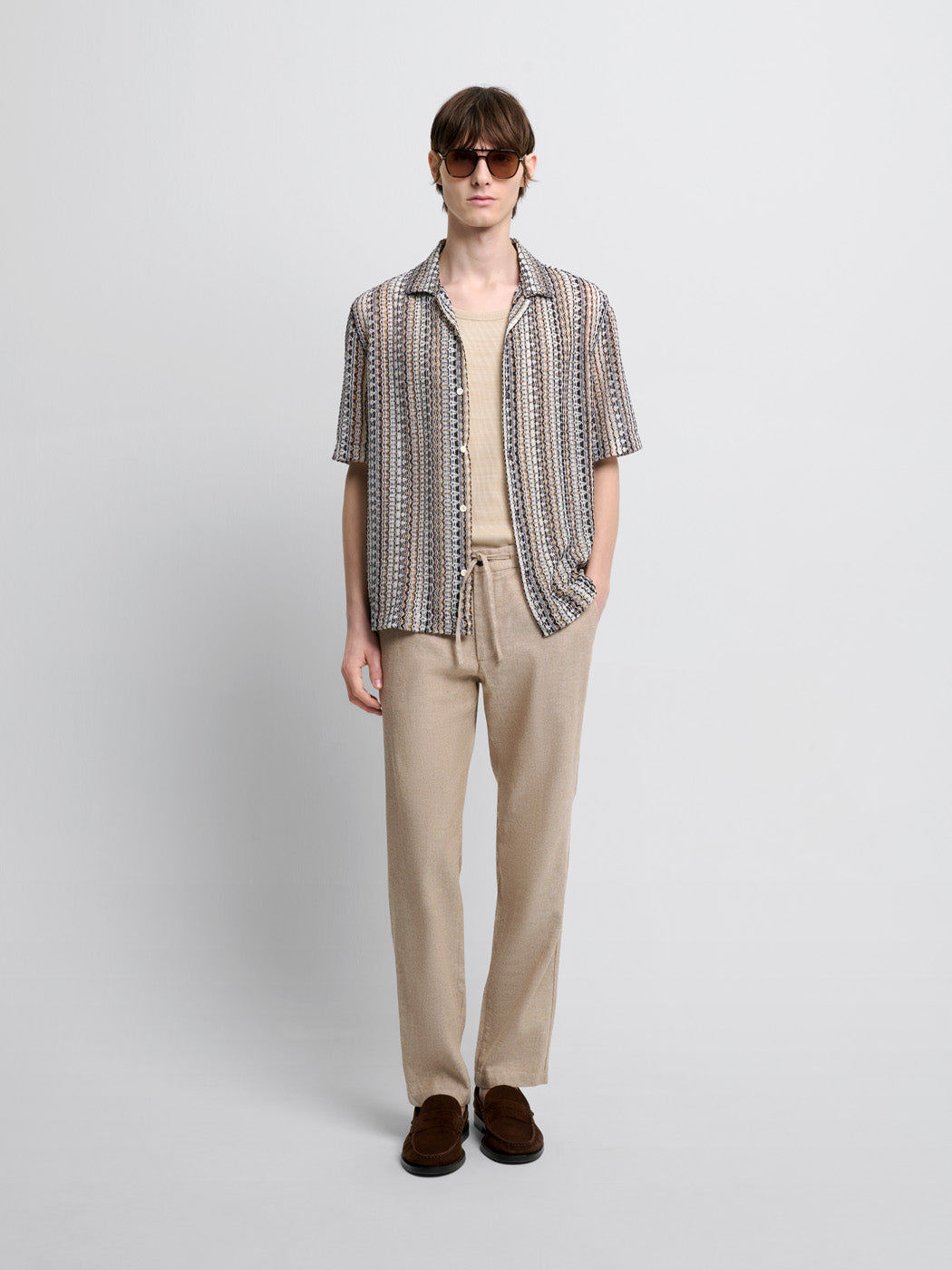 Chino en coton lin - DEVRED 1902