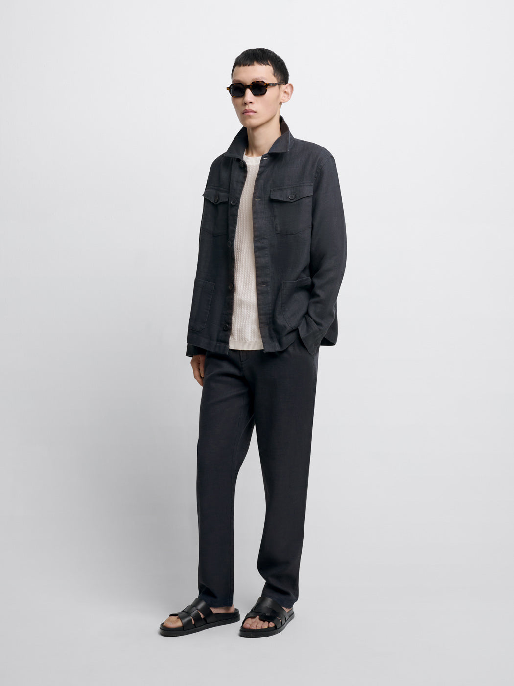 Chino en coton lin - DEVRED 1902