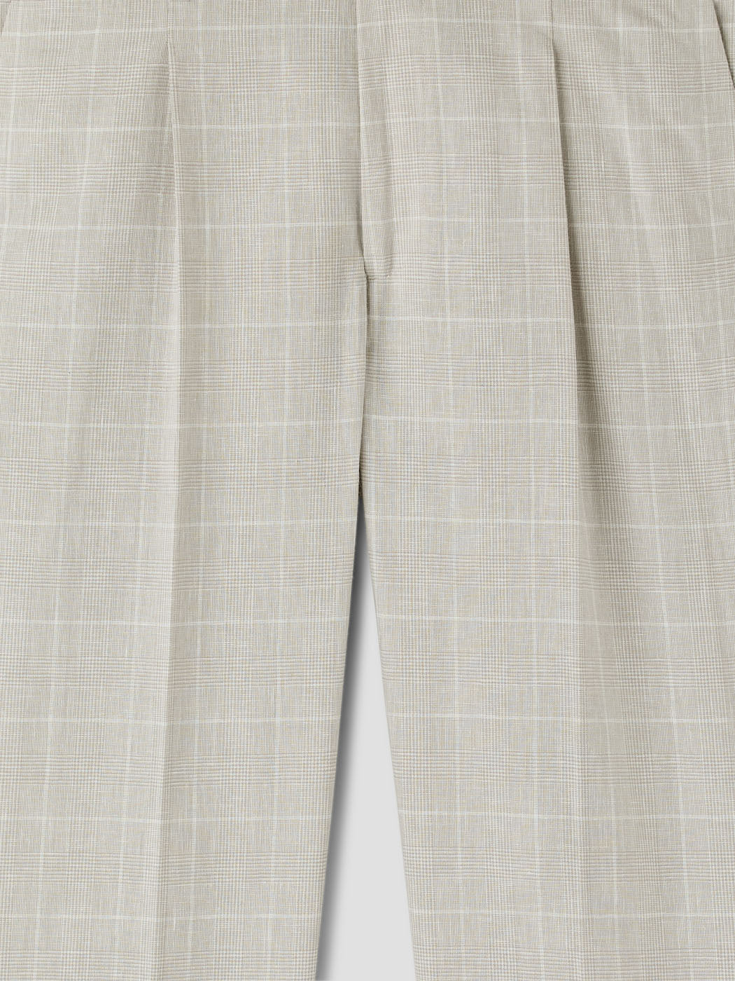 Chino à carreaux en coton lin - DEVRED 1902