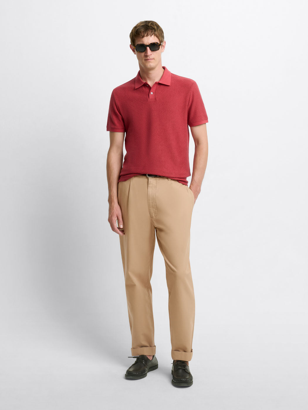 Chino à pinces en coton - DEVRED 1902