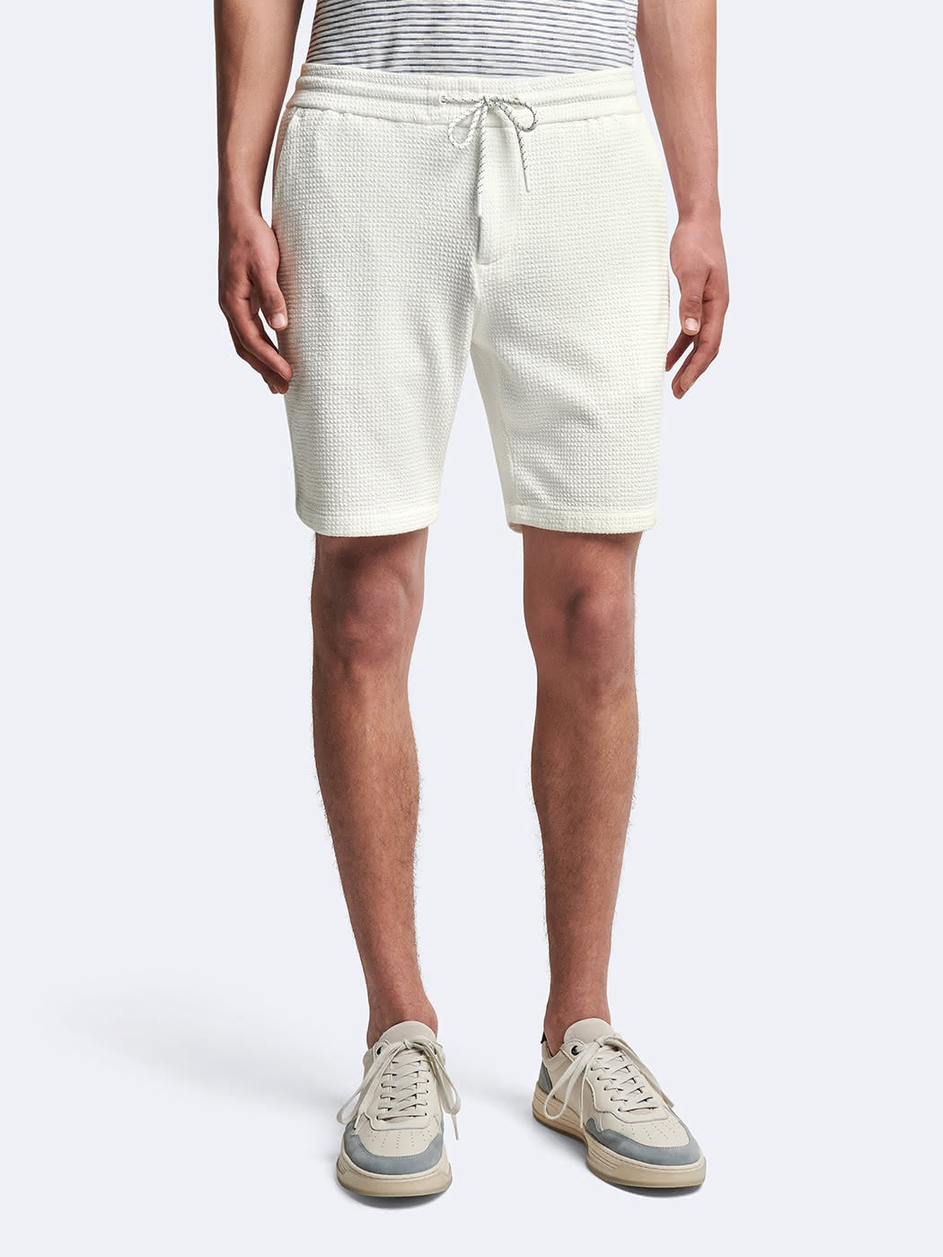 Bermuda en coton mélangé gauffré - DEVRED 1902