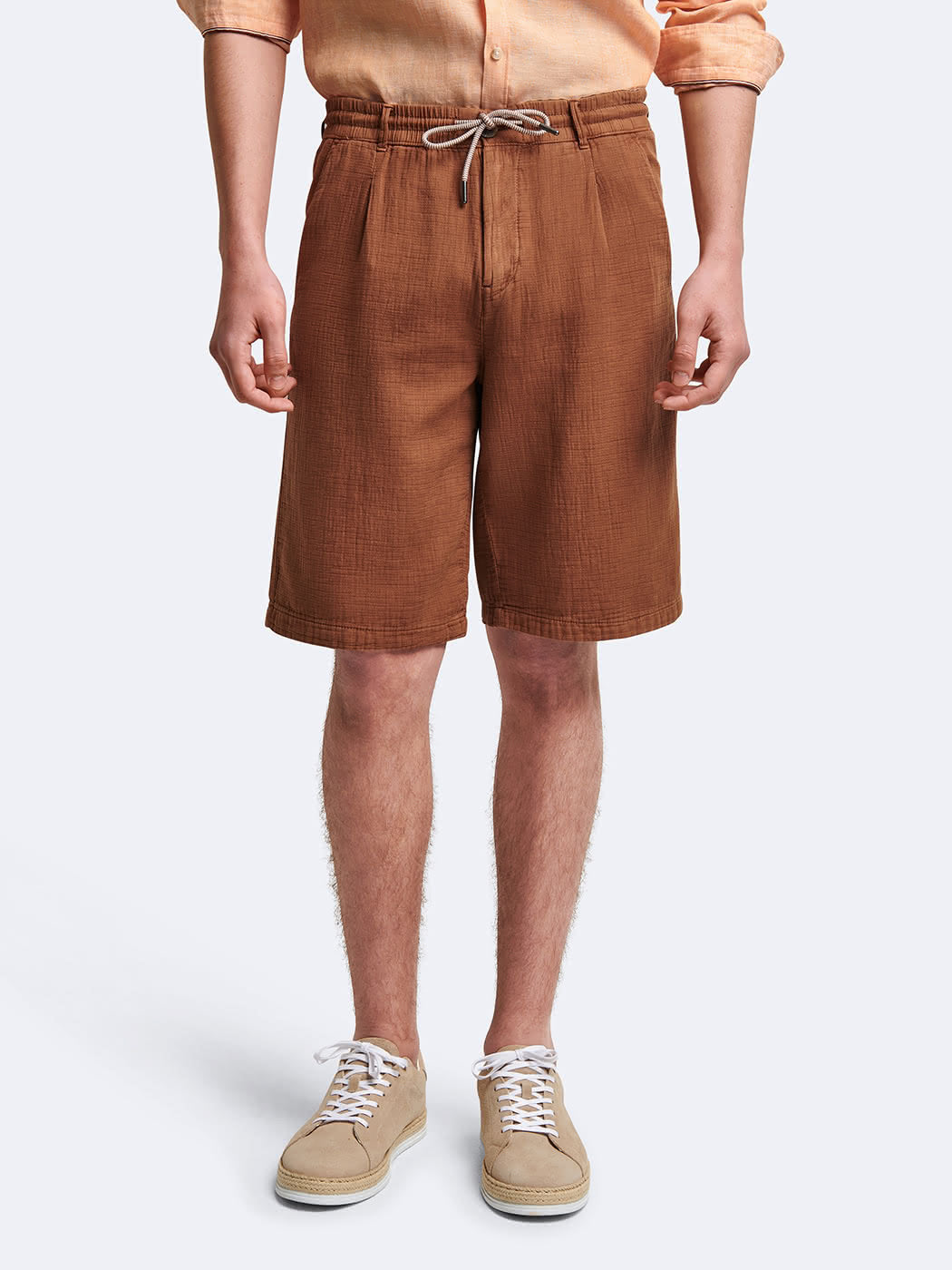Bermuda en coton faux uni - DEVRED 1902