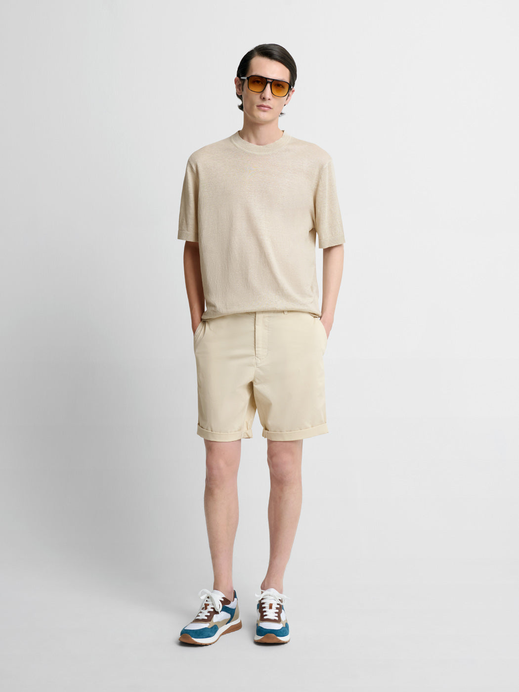 Bermuda slim taille semi-élastiquée - DEVRED 1902