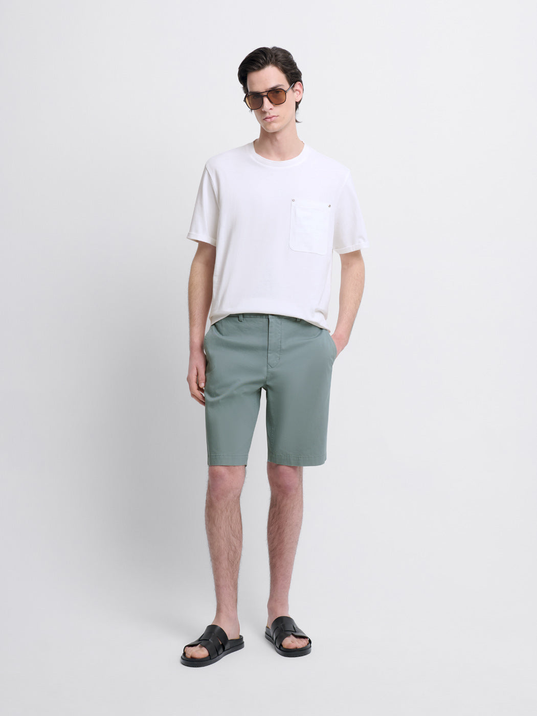 Bermuda slim taille semi-élastiquée - DEVRED 1902