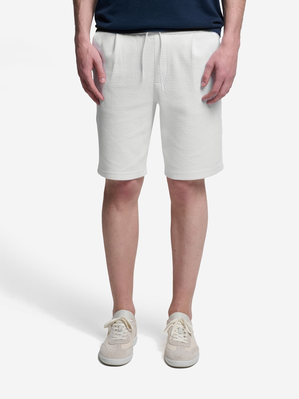 Bermuda regular en coton gauffré - DEVRED 1902