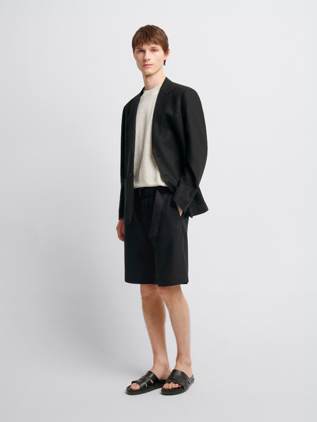 Bermuda loose en coton lin - L'atelier - DEVRED 1902