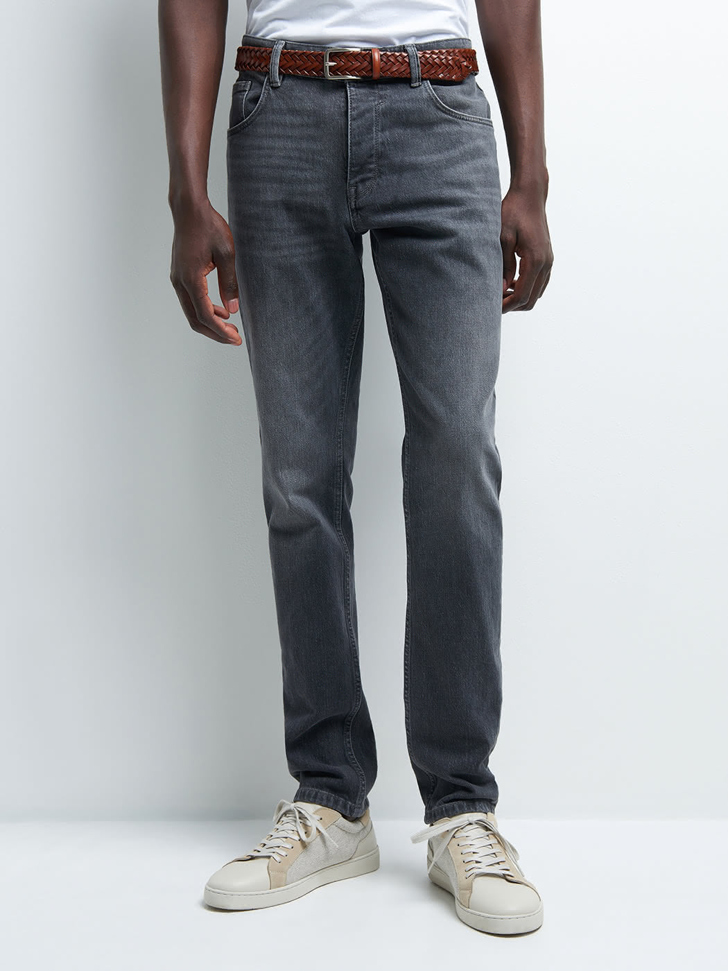 Jean denim slim en coton mélangé - DEVRED 1902