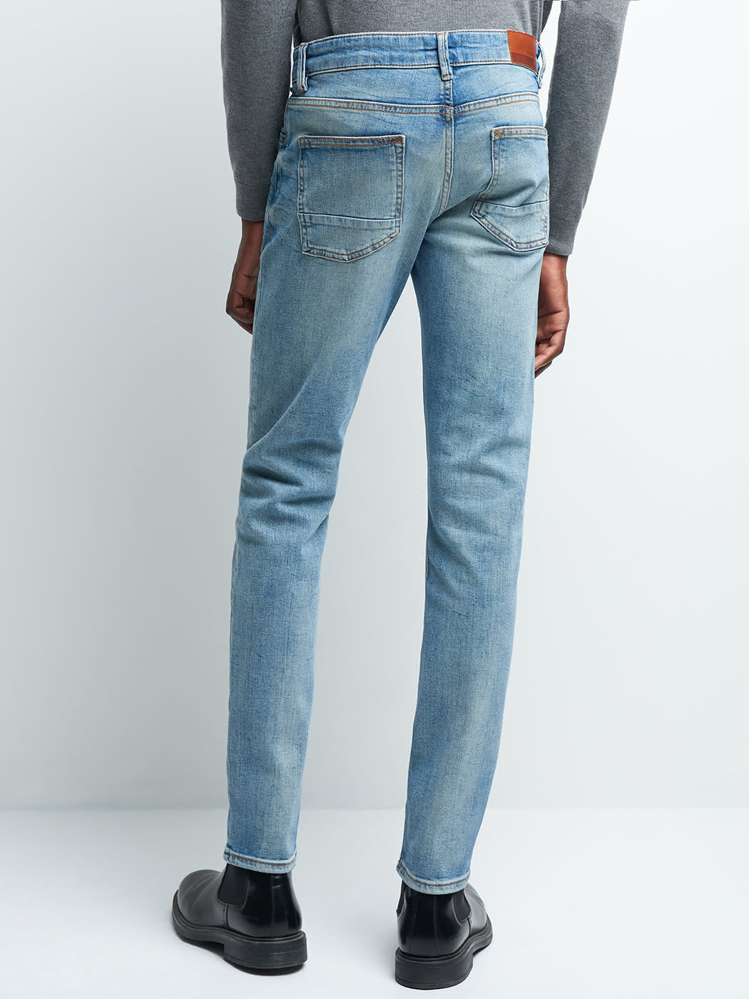 Jean denim slim en coton mélangé - DEVRED 1902